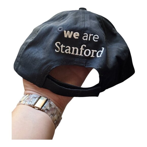 Stanford Baseball Hat O/S Black Red Port & Company University Cap Stitched Tree - Picture 2 of 7